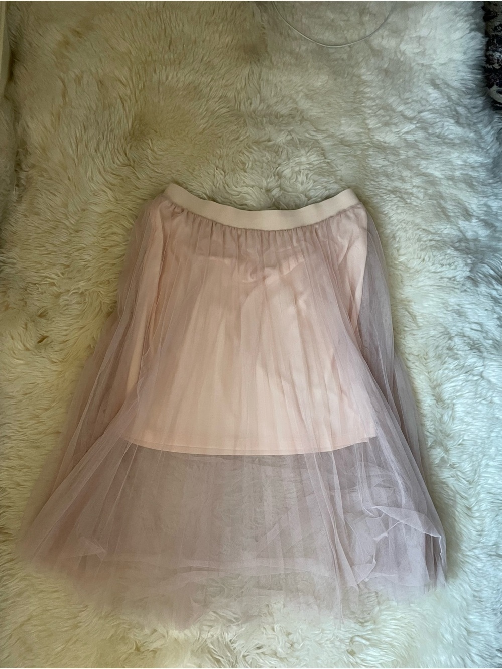 vintage BNWOT Chelsea & violet baby pink tulle skirt